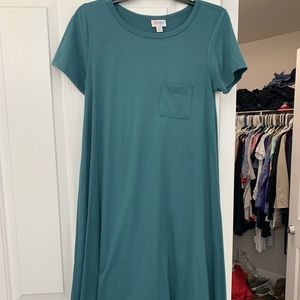 Lularoe xs green teal Carly